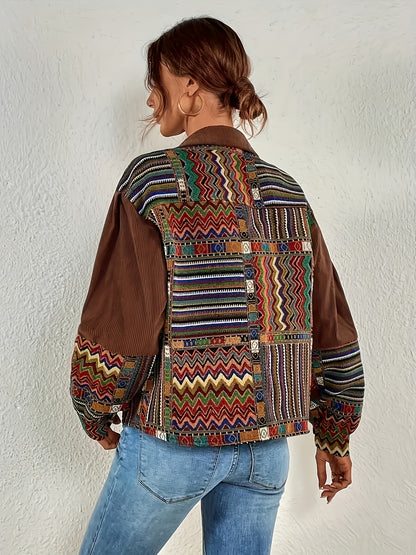 ZELINA I KORDJACKE MIT ETHINENDRUCK