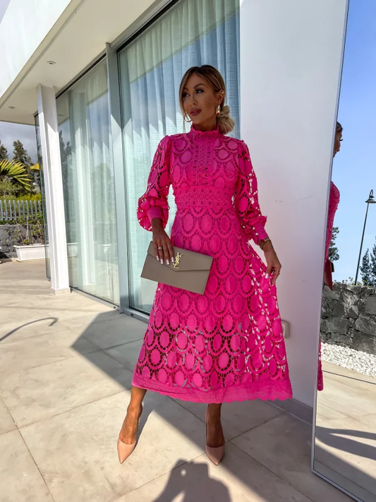 BERENIKE I LUXURIÖSES SPITZEN-MAXIKLEID