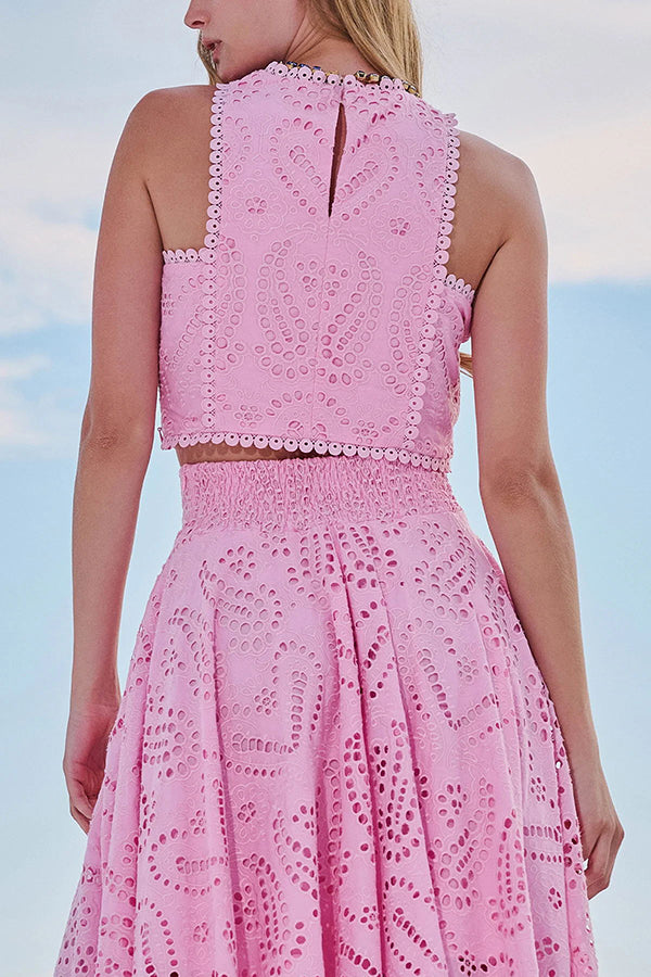 ALBRUN I LUXURIÖSES 2-TEILIGES SPITZEN-SET