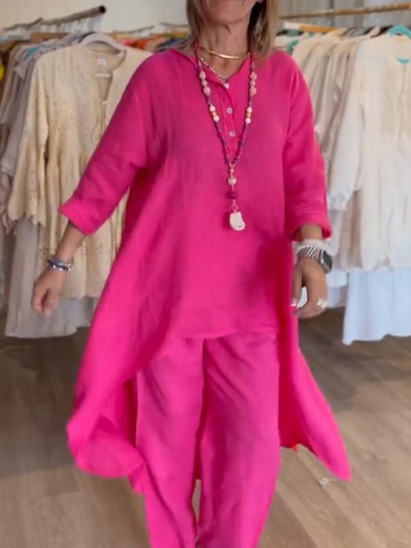 HERLIND I BEQUEMES SET AUS BLUSE UND HOSE