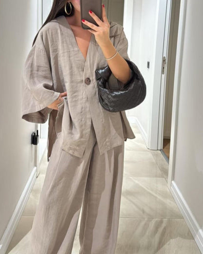 FRANKA I LUXURIÖSES SET AUS OBERTEIL UND HOSE