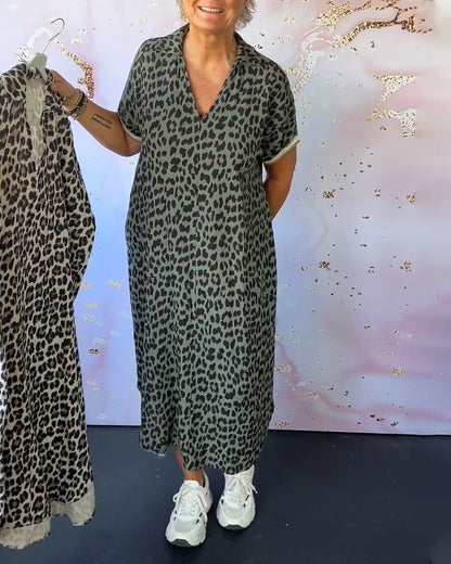KATJA I KLEID MIT LEOPARDENMUSTER