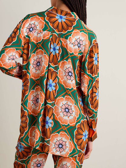 LOREI I TOP MIT VINTAGE-DRUCK