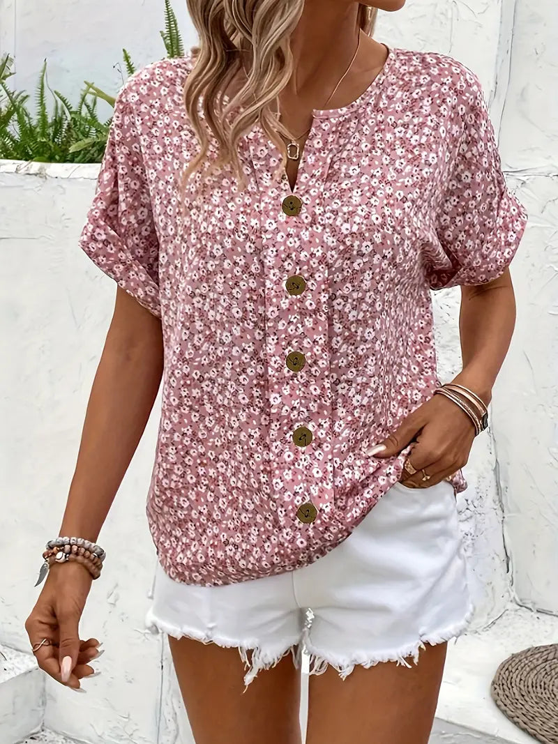 VERNA I SCHICKE BLUSE MIT BLUMENPRINT