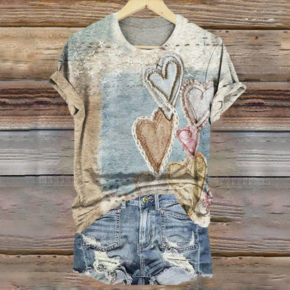 FRANZILIE I VINTAGE-T-SHIRT MIT KURZARM
