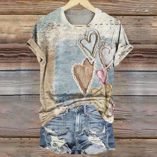 FRANZILIE I VINTAGE-T-SHIRT MIT KURZARM