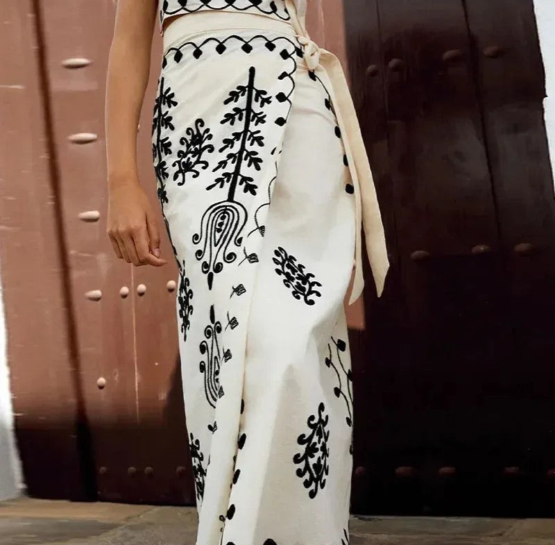 YASMINE I ZWEITEILIGES SET MIT AUFDRUCK