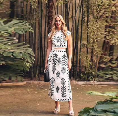 YASMINE I ZWEITEILIGES SET MIT AUFDRUCK