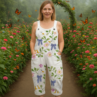 DORLE I VINTAGE BEDRUCKTER JUMPSUIT