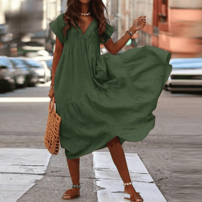 Silvia – Elegantes Kleid mit Bauchbedeckung