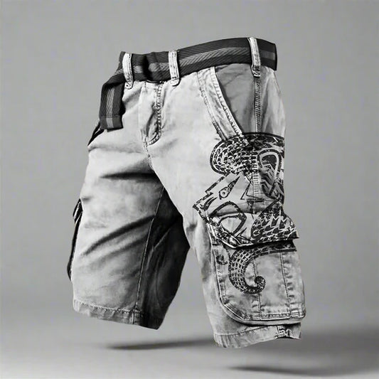 EMIL I STYLISCHE VINTAGE-CARGO-SHORTS