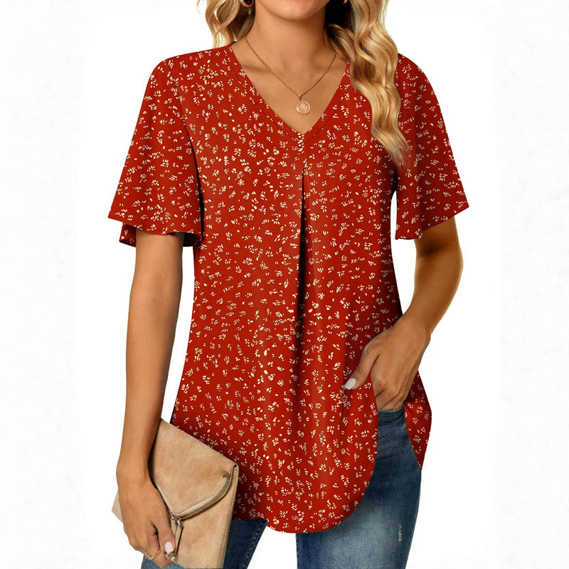 Vintage Lässige Bluse