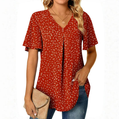 Vintage Lässige Bluse