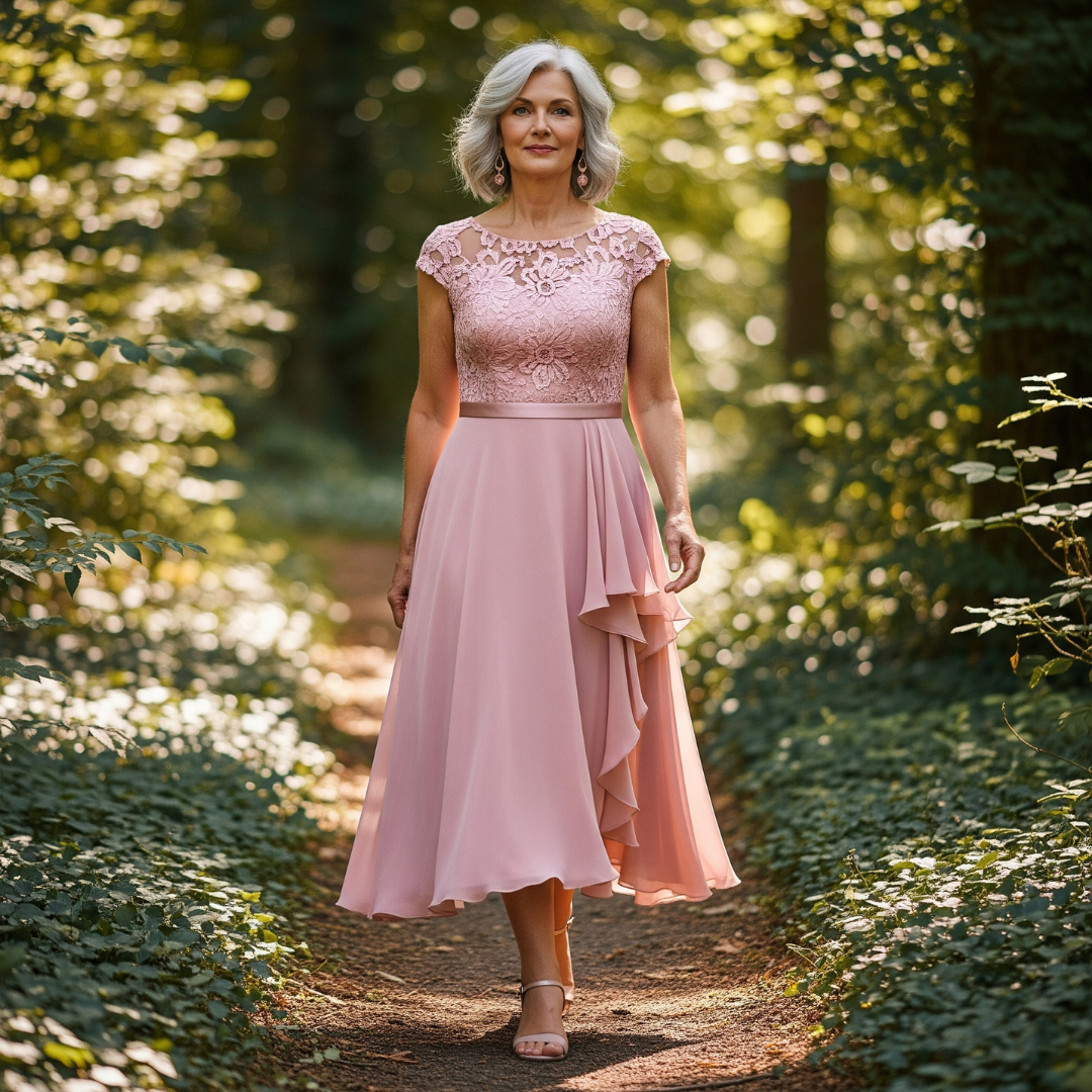 BRUNNHILDE I LÄSSIGES MIDIKLEID