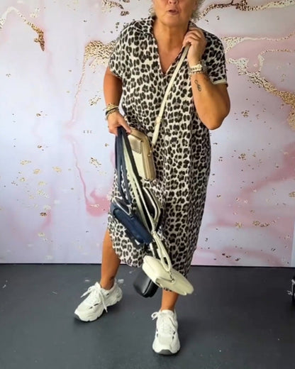 KATJA I KLEID MIT LEOPARDENMUSTER