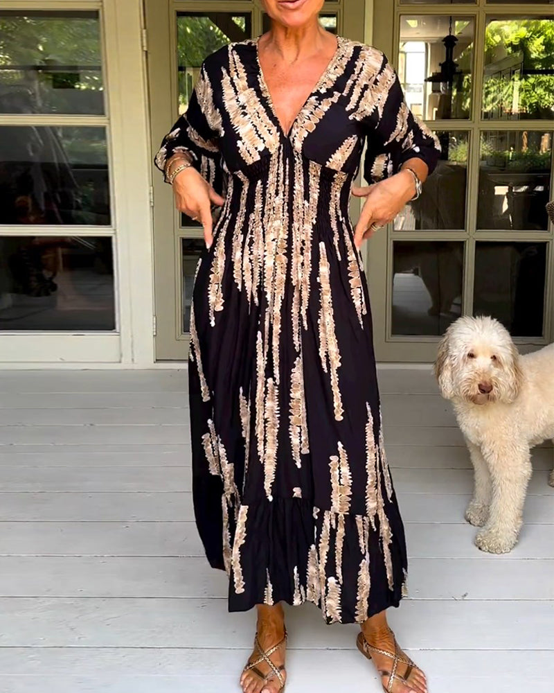 Sophie – Midikleid mit V-Ausschnitt