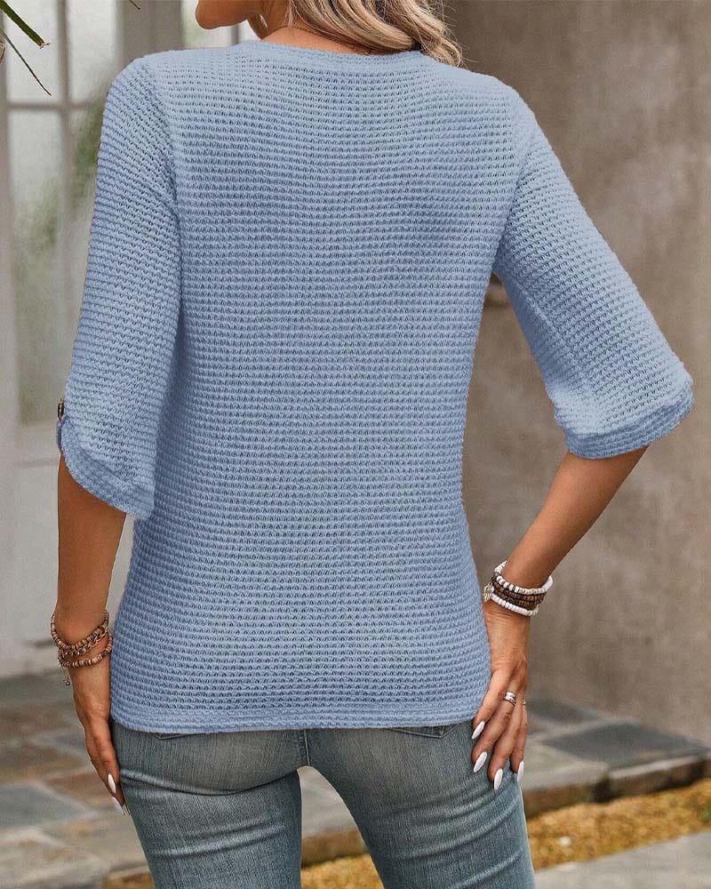 VALERIA I 3/4-ÄRMEL-BLUSE