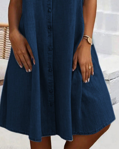 EVELINA I VIELSEITIGES MIDI-HEMDKLEID