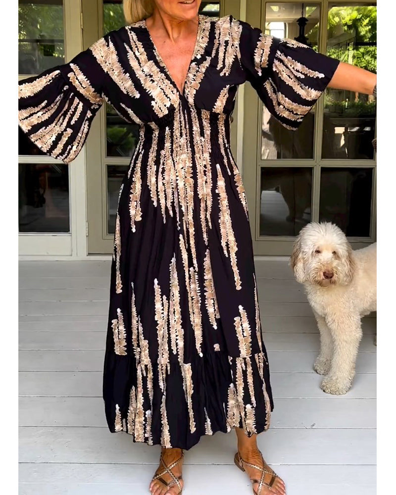 Sophie – Midikleid mit V-Ausschnitt