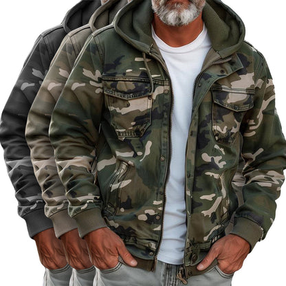 ZACHARY I CAMOUFLAGE-JACKE MIT KAPUZE