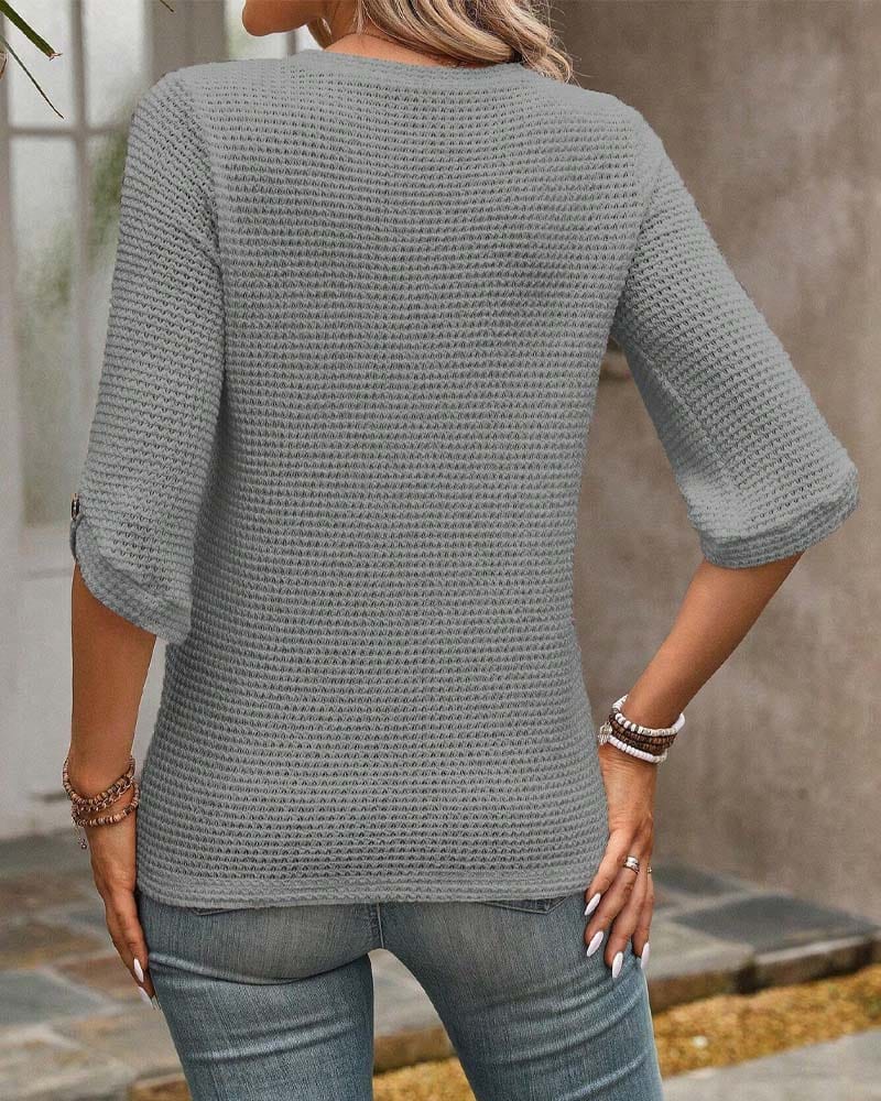 VALERIA I 3/4-ÄRMEL-BLUSE