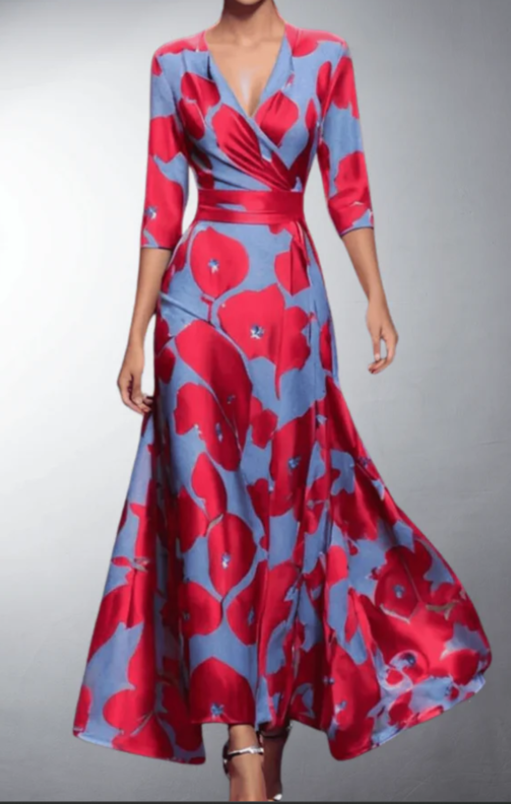 Flora Blumenmaxikleid