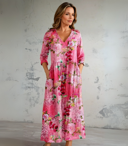 Savanna - Elegantes Kleid, das den Bauch bedeckt