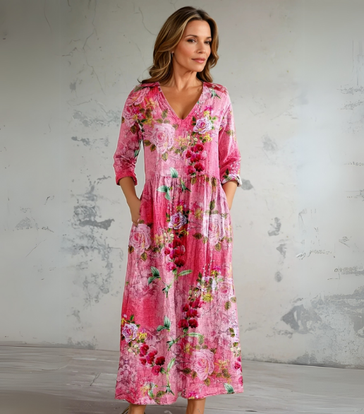 Savanna - Elegantes Kleid, das den Bauch bedeckt