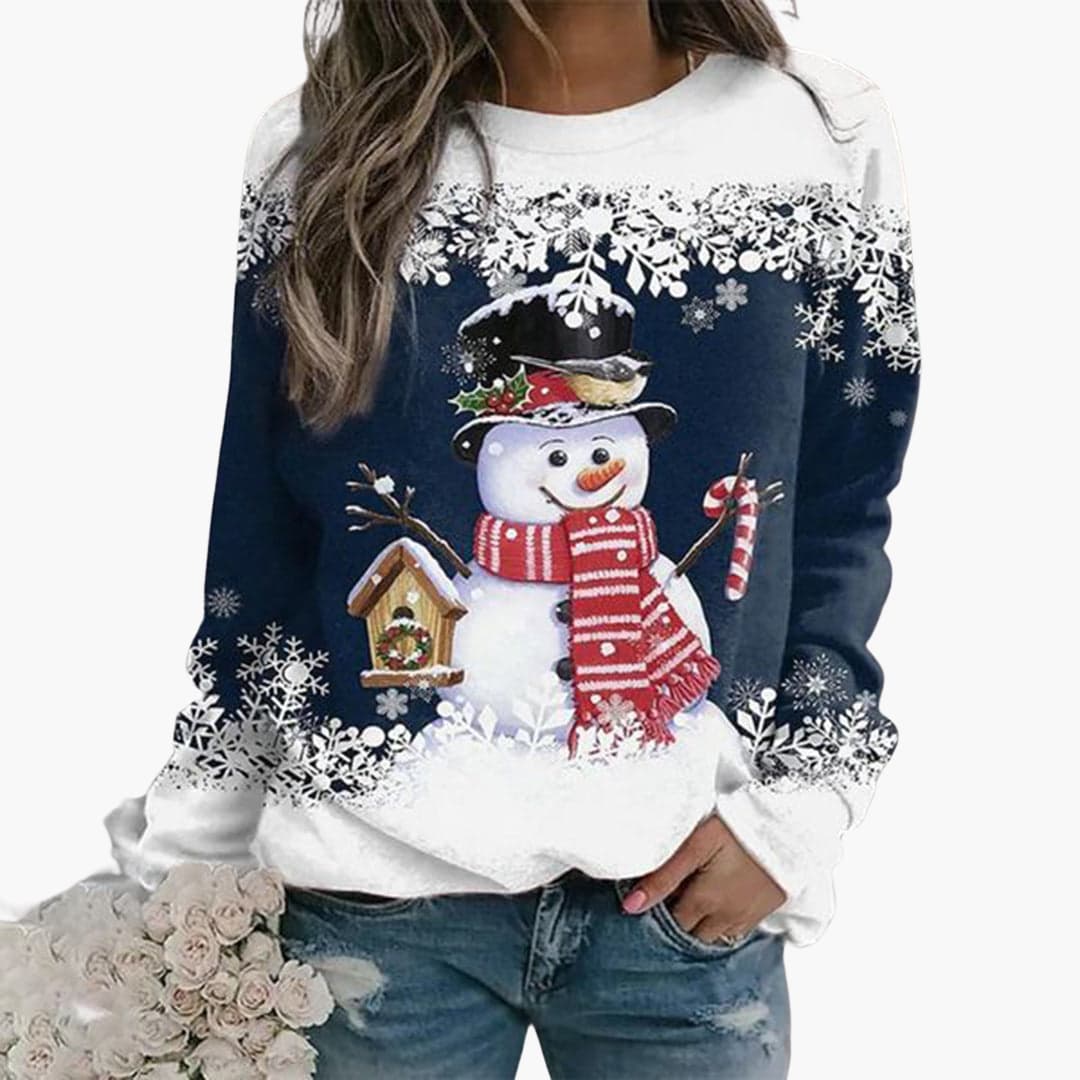 ZINA I PULLOVER MIT WEIHNACHTSMOTIV