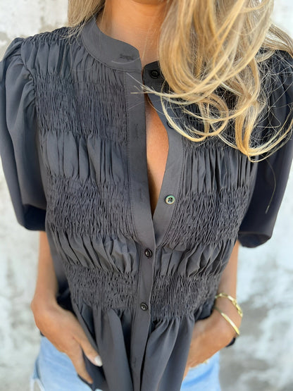 SILVANA I KLASSISCHE FALTENBLUSE