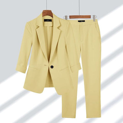 ORTENSIA I LUXURIÖSES SET AUS BLAZER UND HOSE