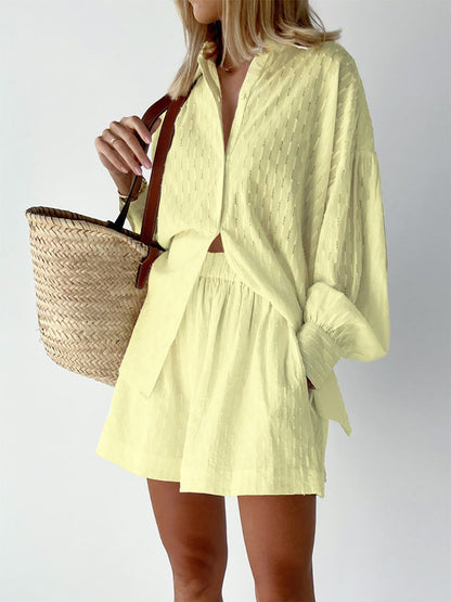 ERMENGARD I VIELSEITIGES SET AUS TOP UND SHORTS