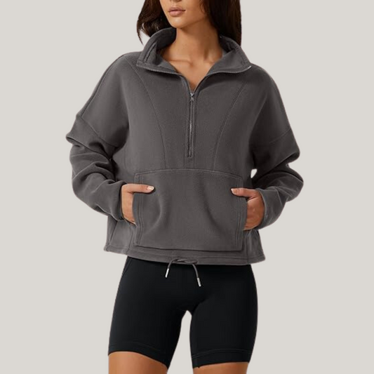 RITA I FLEECE-PULLOVER MIT REISSVERSCHLUSS