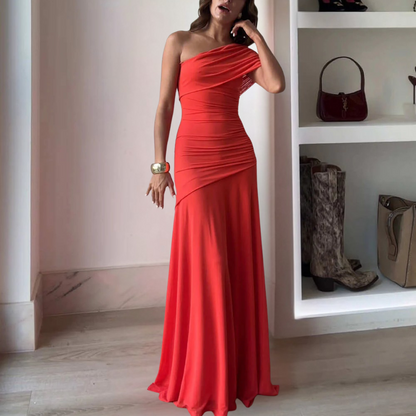 NALANI I EIN-SCHULTER-MAXIKLEID