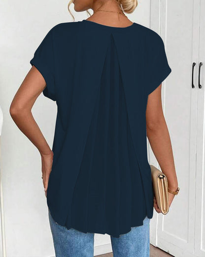 Lena | Classic Short Sleeve Blouse