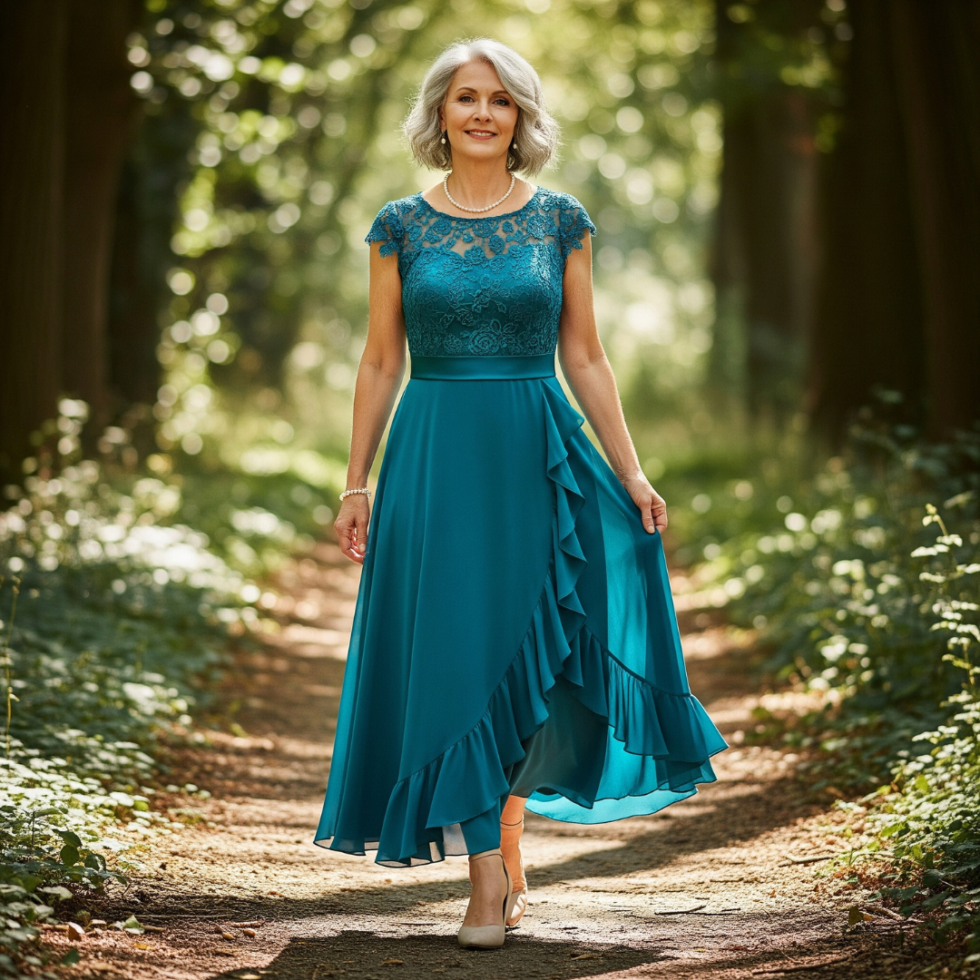 LUCINDA I MODERNES MIDIKLEID