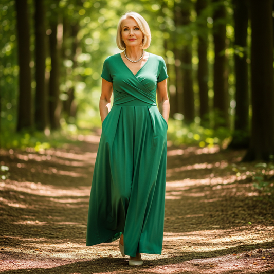 ASTA I MAXIKLEID MIT TASCHEN