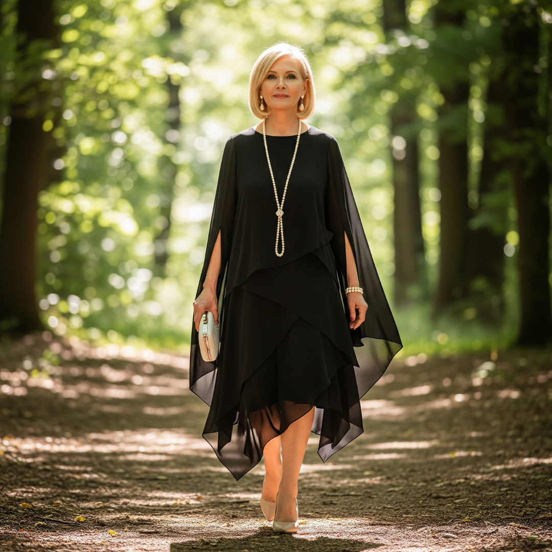 EMERENZA I MODISCHES GESTUFTES MIDIKLEID