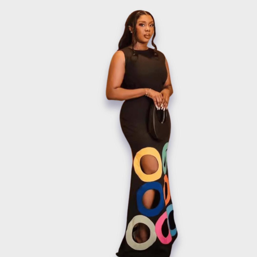 MAGRET I LÄSSIGES ÄRMELLOSES KLEID