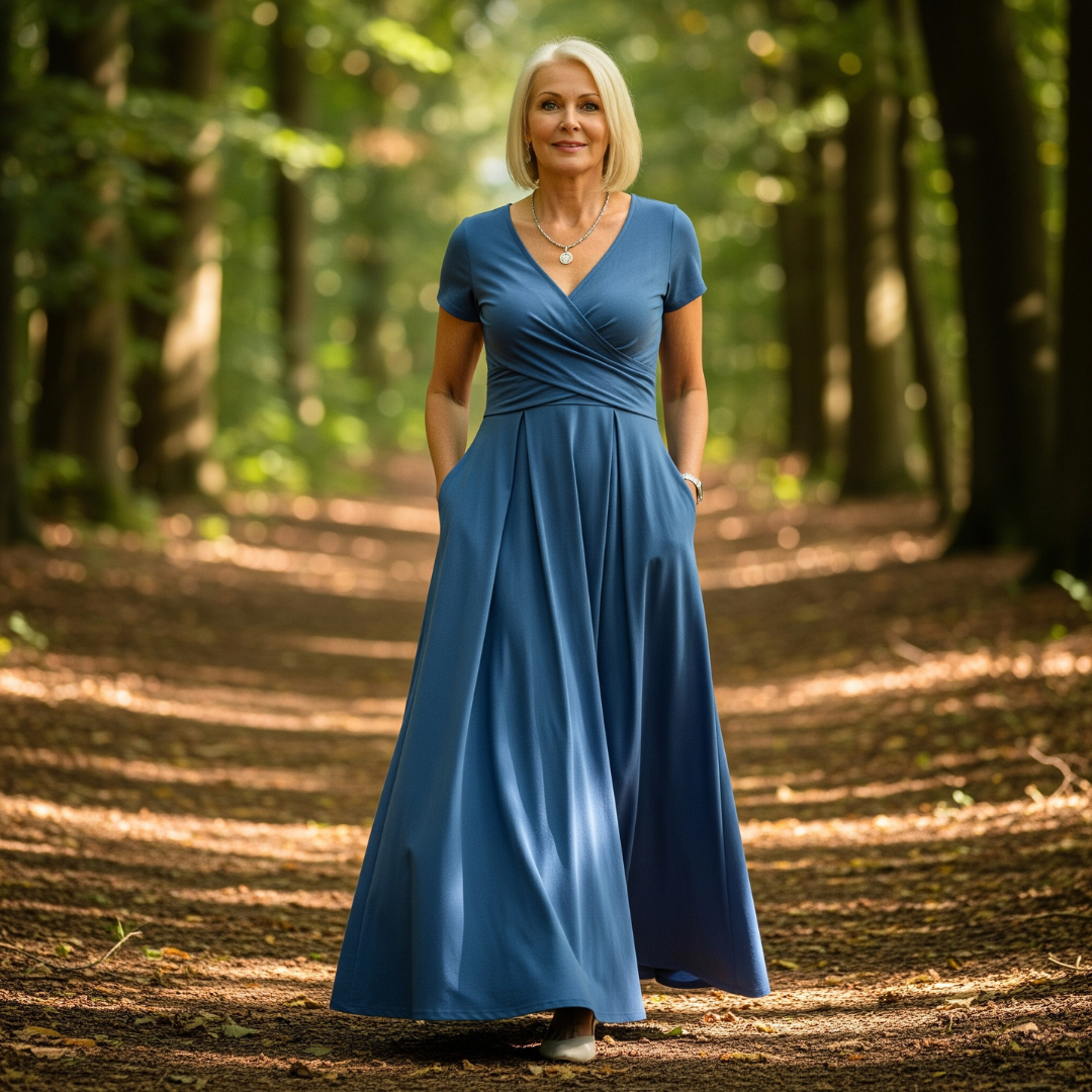 ASTA I MAXIKLEID MIT TASCHEN