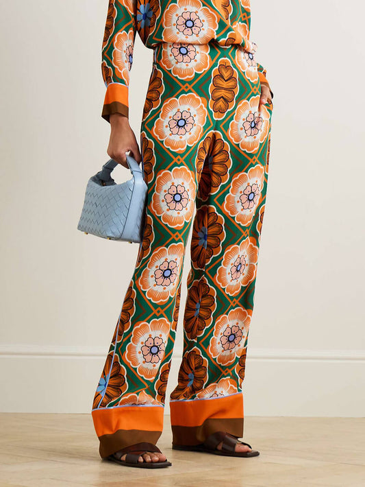 PAULINE I SET AUS OBERTEIL UND HOSE MIT RETROMUSTER