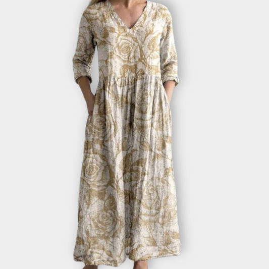 Unda | Boho Maxikleid aus weichem Premiumstoff