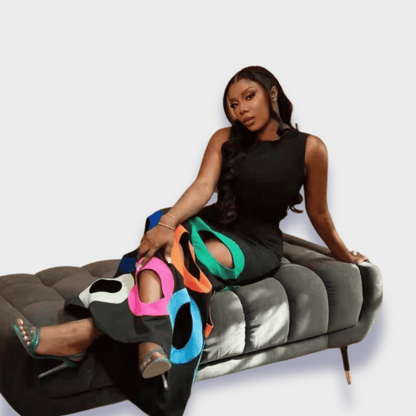 MAGRET I LÄSSIGES ÄRMELLOSES KLEID