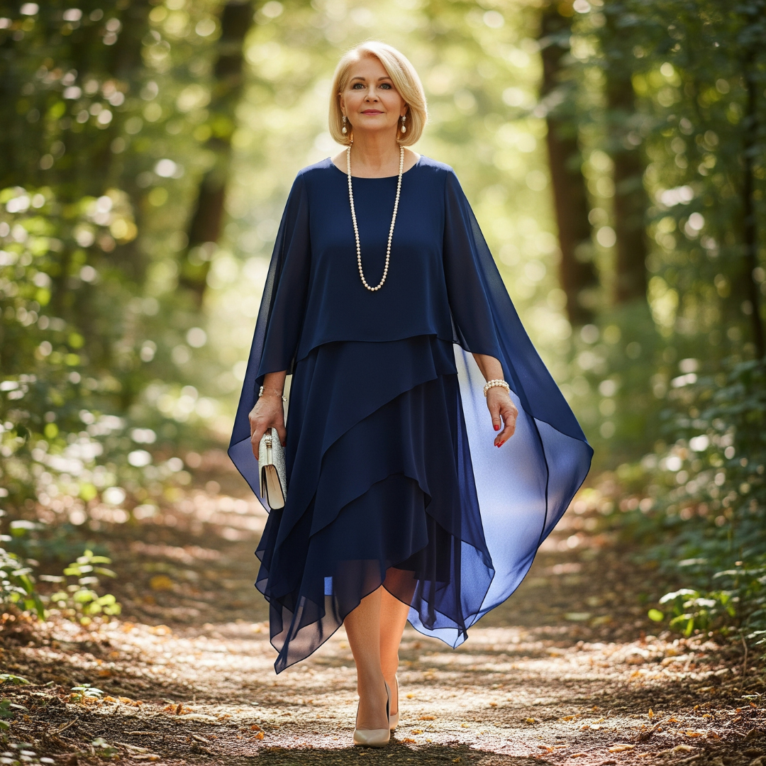 EMERENZA I MODISCHES GESTUFTES MIDIKLEID