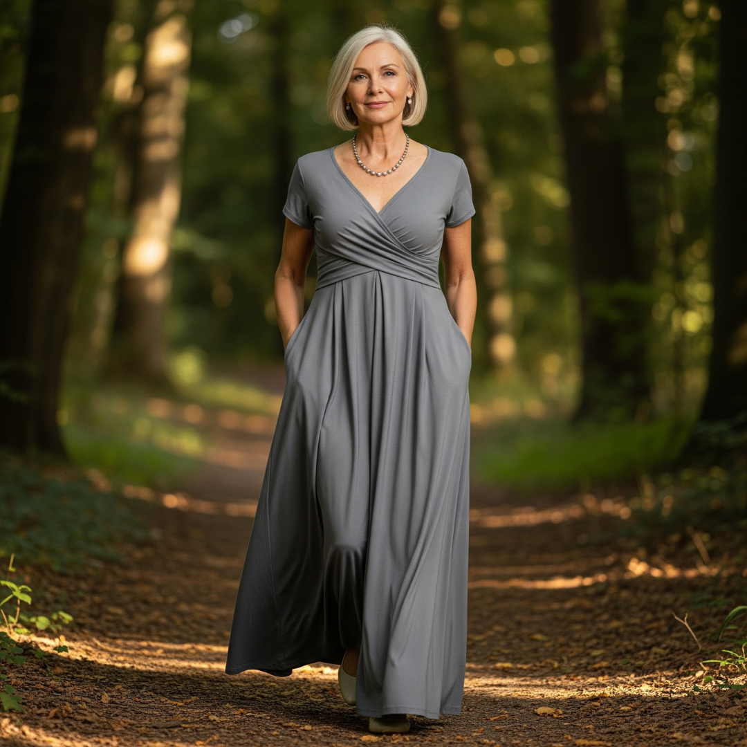 ASTA I MAXIKLEID MIT TASCHEN