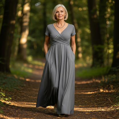 ASTA I MAXIKLEID MIT TASCHEN