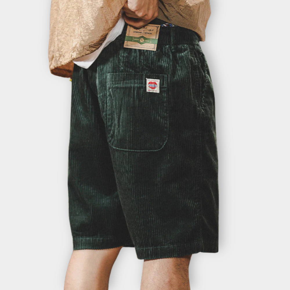 JOSEF I SHORTS AUS GERIPPTEM SAMT