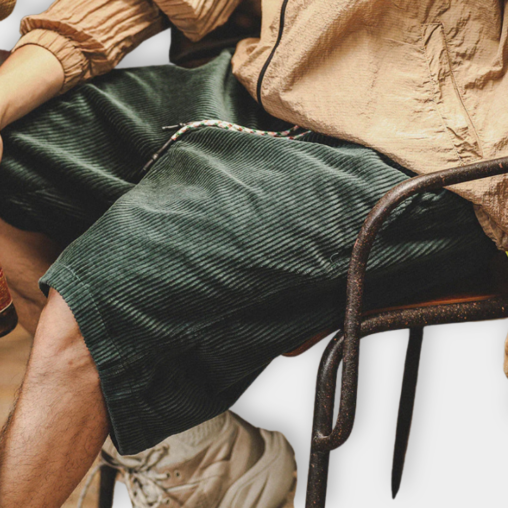 JOSEF I SHORTS AUS GERIPPTEM SAMT