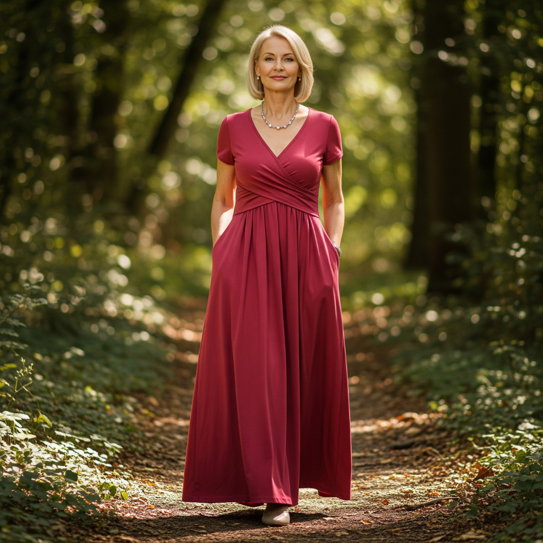 ASTA I MAXIKLEID MIT TASCHEN