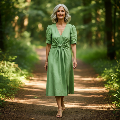 EMILIANE I LUXURIÖSES MIDIKLEID